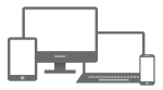 A38 building your business website in Devon, illustration of computer and mobile device screens