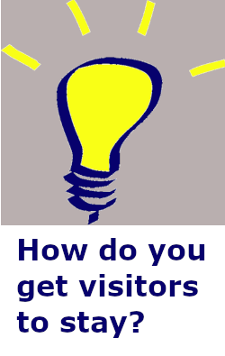 How do you get visitors to stay on your website? Web design Plymouth blog